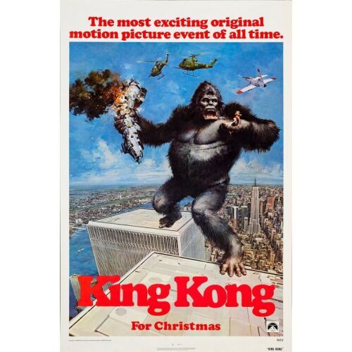 784. One Sheet (27" x 41"); Advance; Near Mint Rolled ### KING KONG (1976)