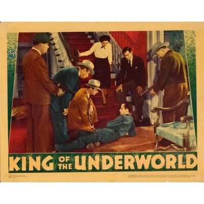 787. Lobby Card (11" x 14"); Linen Finish; Fine+ ### KING OF THE UNDERWORLD (1939)