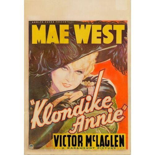 792. Window Card (14" x 20"); Fine- on Linen ### KLONDIKE ANNIE (1936)