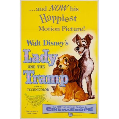 799. One Sheet (27" x 41"); Very Fine+ on Linen ### LADY AND THE TRAMP (1955)