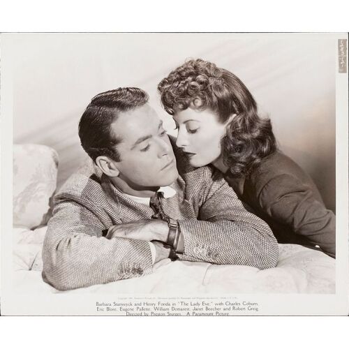 801. Vintage Original B&W Single-Weight Glossy Photograph (8" x 10"); Very Fine+ ### THE LADY EVE (1941)