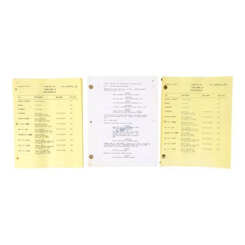 808. Production Script, Crew Lists (2) (8.5" x 11"); Written by Jeffrey Boam, Shane Black and Warren Murphy; Very Fine ### LETHAL WEAPON 2 (1989)
