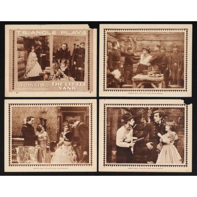 813. Title Lobby Card and Lobby Cards (3) (11" x 14"); From the Donna Hill Collection; Fine- ### THE LITTLE YANK (1917)