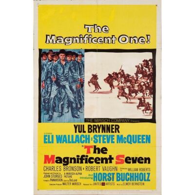 831. One Sheet (27" x 41"); Fine- Folded ### THE MAGNIFICENT SEVEN (1960)