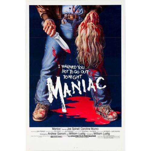 838. One Sheet (27" x 41"); Very Fine+ Tri-Folded ### MANIAC (1980)