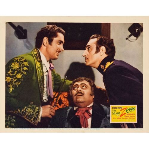 841. Lobby Card (11" x 14"); Very Fine+ ### THE MARK OF ZORRO (1940)