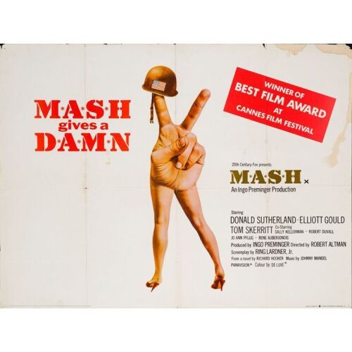 846. Full-Bleed British Quad (40" x 30"); Very Good+ Folded ### MASH (1970)