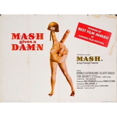 846. Full-Bleed British Quad (40" x 30"); Very Good+ Folded ### MASH (1970)