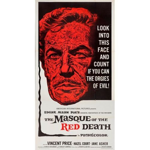 847. Three Sheet (41" x 79"); Very Fine- Folded ### MASQUE OF THE RED DEATH (1964)