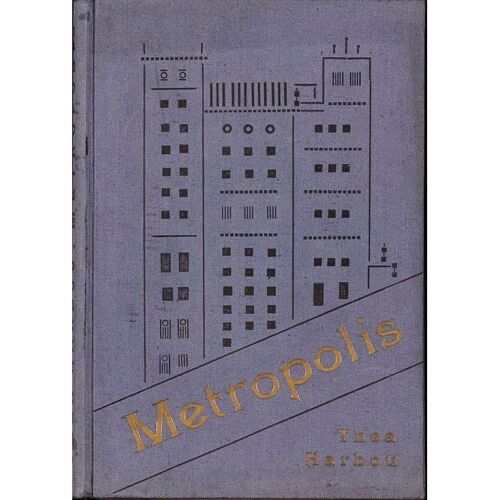 851. Czech Hardback Photoplay Edition Book with B&W Photographic Illustrations (6" x 8.5"); Very Fine+ ### METROPOLIS (1927)
