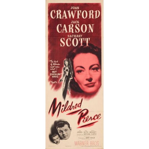 857. Insert (14" x 36"); Fine Folded ### MILDRED PIERCE (1945)