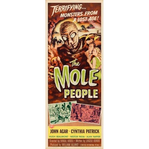 860. Insert (14" x 36"); Very Fine+ Rolled ### THE MOLE PEOPLE (1956)