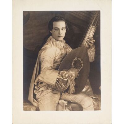 861. Vintage Original Oversized B&W Matte Photograph (13" x 17"); From the Donna Hill Collection; Fine+ ### MONSIEUR BEAUCAIRE (1924)