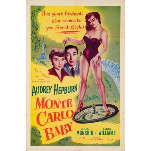 864. One Sheet (27" x 41"); Very Fine- Folded ### MONTE CARLO BABY (1953)