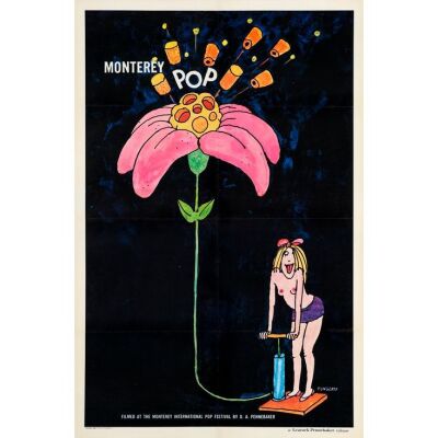 865. One Sheet (27" x 41"); Very Fine on Linen ### MONTEREY POP (1968)