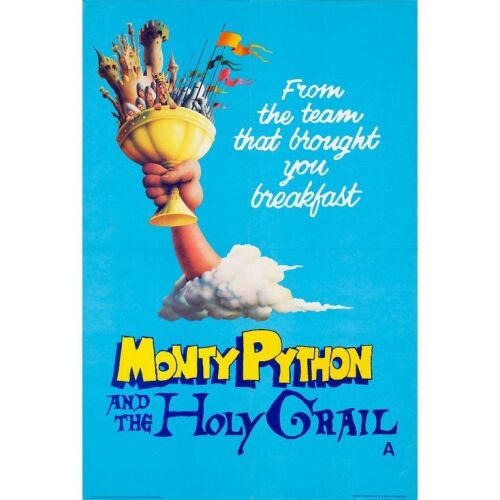866. British Double Crown (20" x 30"); Country-of-Origin; Very Fine Folded ### MONTY PYTHON AND THE HOLY GRAIL (1975)
