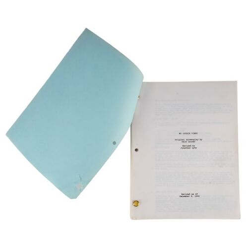 878. Revised Script (8.5" x 11"); Revision by Jonathan Lynn of an Original Screenplay by Dale Launer; Fine ### MY COUSIN VINNY (1992)