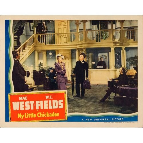 881. Lobby Card (11" x 14"); Fine+ ### MY LITTLE CHICKADEE (1940)