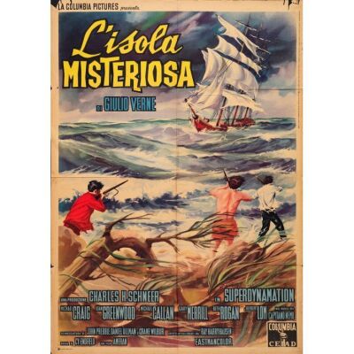 883. Italian Two Fogli (39" x 55"); Fine Folded ### MYSTERIOUS ISLAND (1962)