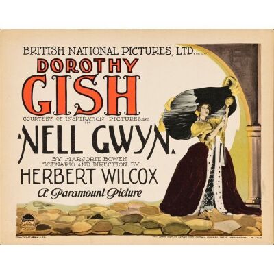 889. Title Lobby Card (11" x 14"); From the Donna Hill Collection; Very Fine+ ### NELL GWYN (1926)