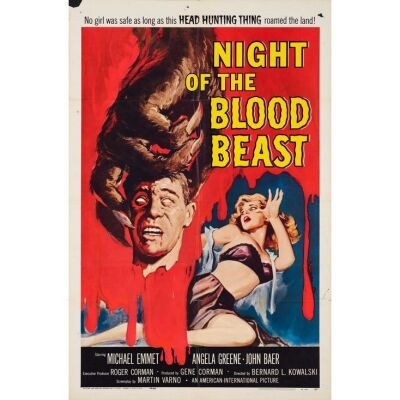 895. One Sheet (27" x 41"); Fine+ Folded ### NIGHT OF THE BLOOD BEAST (1958)