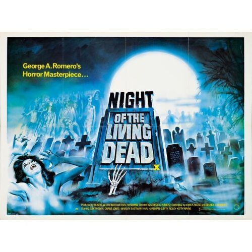 899. British Quad (40" x 30"); R-1978; Fine+ Folded ### NIGHT OF THE LIVING DEAD (R-1978)