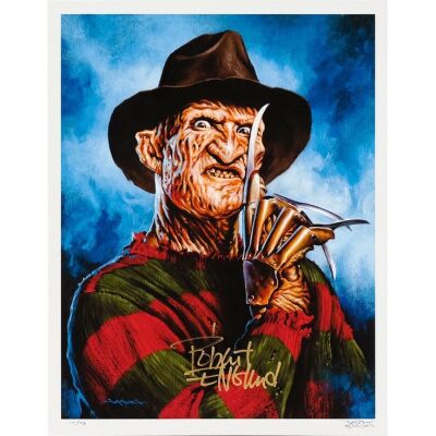 902. Limited Edition Art Print (11" x 14") Signed by Robert Englund and Jason Edmiston (Beckett COA); "Man of Your Dreams", Hand-Numbered Limited Edition #10/50; Very Fine ### A NIGHTMARE ON ELM STREET (2013)