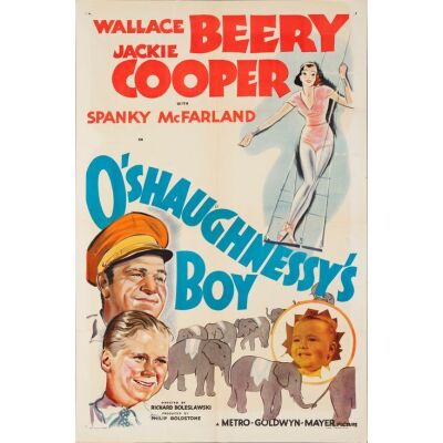 909. One Sheet (27" x 41"); From The Royal Theatre Collection; Style D; Very Fine Folded ### O'SHAUGHNESSY'S BOY (1935)