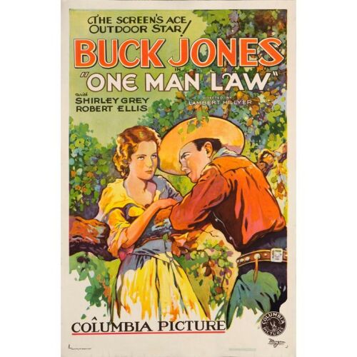 912. One Sheet (27" x 41"); Very Fine- on Linen ### ONE MAN LAW (1931)