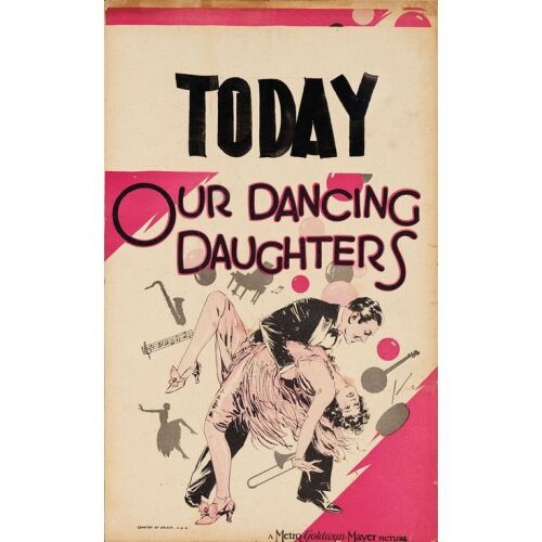 916. Window Card (14" x 22"); Fine ### OUR DANCING DAUGHTERS (1928)
