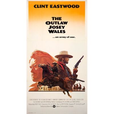 922. Three Sheet (41" x 77"); Foreign Style; Very Fine on Linen ### THE OUTLAW JOSEY WALES (1976)