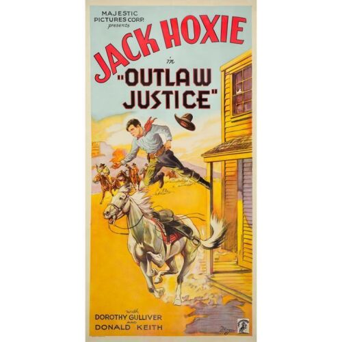 924. Three Sheet (41" x 79"); Stone Lithograph; Very Good on Linen ### OUTLAW JUSTICE (1932)