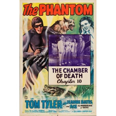 938. One Sheet (27" x 41"); Chapter 10: "The Chamber of Death"; Fine+ Folded ### THE PHANTOM (1943)