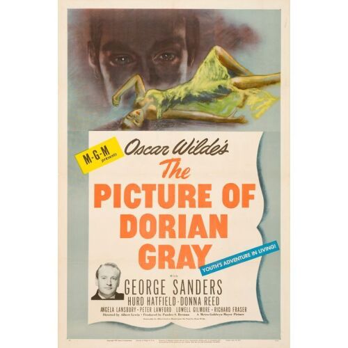 939. One Sheet (27" x 41"); Very Fine+ on Linen ### THE PICTURE OF DORIAN GRAY (1945)