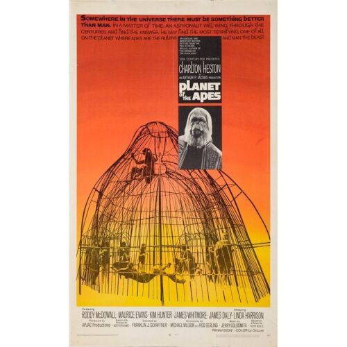 943. One Sheet (27" x 41"); Fine+ Folded ### PLANET OF THE APES (1968)