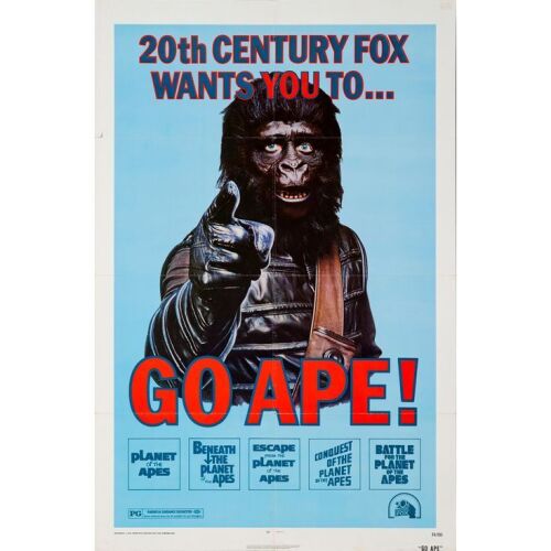 946. One Sheet (27" x 41"); Fine+ Folded ### PLANET OF THE APES MOVIES (1974)