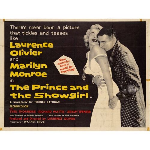 951. British Quad (40" x 30"); Fine Folded ### THE PRINCE AND THE SHOWGIRL (1957)