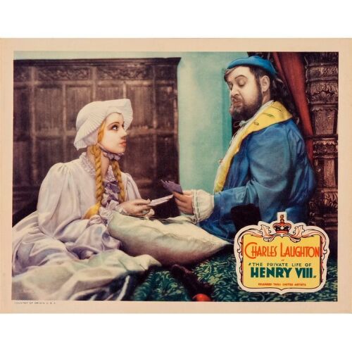 955. Lobby Card (11" x 14"); Near Mint ### THE PRIVATE LIFE OF HENRY VIII (1933)