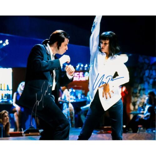 962. Color Photographic Print (20" x 16") Signed by John Travolta and Uma Thurman (Beckett COA); Very Fine+ ### PULP FICTION (1994)