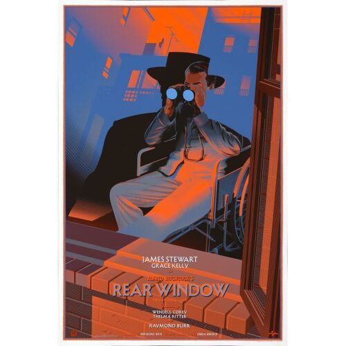 973. Limited Edition Screen Print (24" x 36") Signed by Laurent Durieux (Artist); Hand-Numbered Limited Edition (Regular Edition) #65/375; Very Fine+ Rolled ### REAR WINDOW (2012)