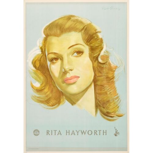 984. German A1 (23" x 33.5"); Fine+ on Linen ### RITA HAYWORTH PERSONALITY POSTER (1950s)