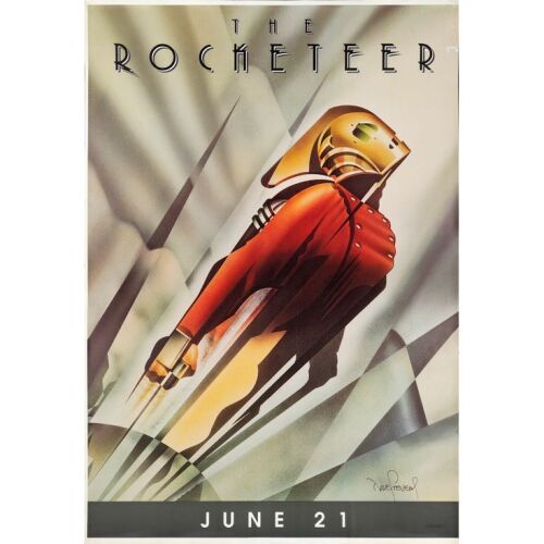 990. Bus Shelter Poster (48" x 70") Signed by Dave Stevens (Creator) (Beckett COA); Double-Sided Advance; Very Fine- Rolled ### THE ROCKETEER (1991)