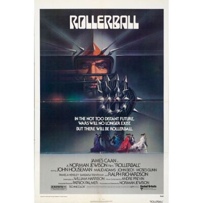 991. One Sheet (27" x 41"); Very Fine Folded ### ROLLERBALL (1975)