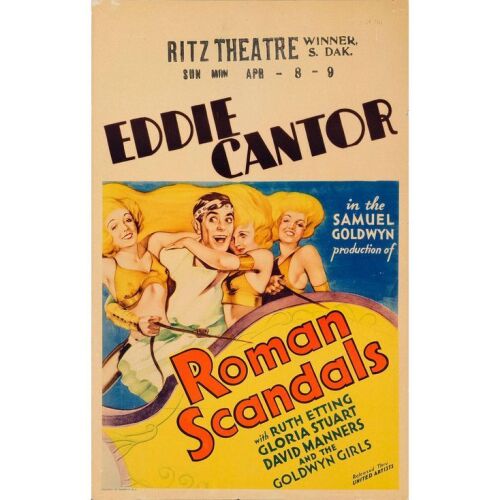 993. Window Card (14" x 22"); Very Fine ### ROMAN SCANDALS (1933)