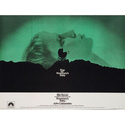 995. Full-Bleed British Quad (40" x 30"); Very Fine- Folded ### ROSEMARY'S BABY (1968)