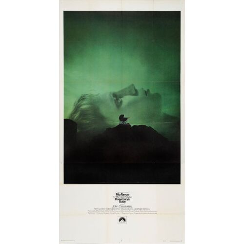 996. Three Sheet (41" x 78"); Very Fine+ Folded ### ROSEMARY'S BABY (1968)