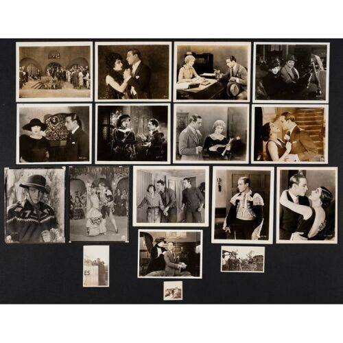 1003. Vintage Original B&W Silver Gelatin Single-Weight Glossy and Double-Weight Matte Photographs and Snapshots (48) (Various Sizes); From the Donna Hill Collection; Fine+ ### RUDOLPH VALENTINO PHOTOGRAPHS (1920-1925)