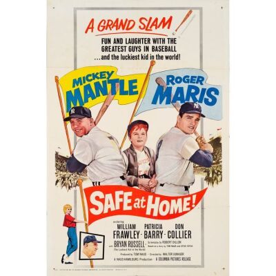 1008. One Sheet (27" x 41"); Very Fine- Folded ### SAFE AT HOME! (1962)