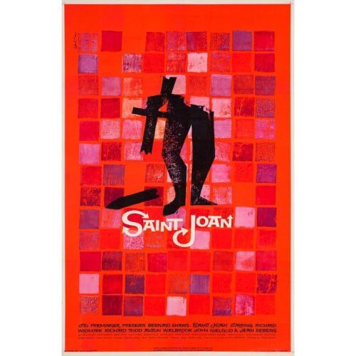 1009. One Sheet (27" x 41"); Fine+ on Linen ### SAINT JOAN (1957)