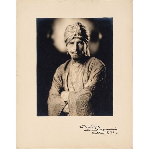 1018. Oversized B&W Double-Weight Matte Photograph (11" x 14") Signed by Milton Sills to Photographer Donald Biddle Keyes (Beckett COA); From the Donna Hill Collection; Fine+ ### THE SEA HAWK (1924)